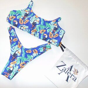 Zalera Brazilian Bikini Thong – Tucan Print – Sizes S, M, L (New)